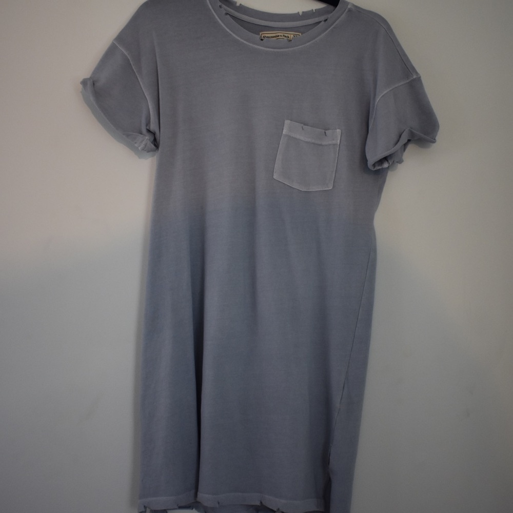 Abercrombie & Fitch blue tee shirt dress